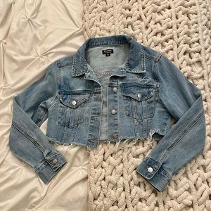 Vintage Playboy Bunny Cropped Jean Jacket Size S